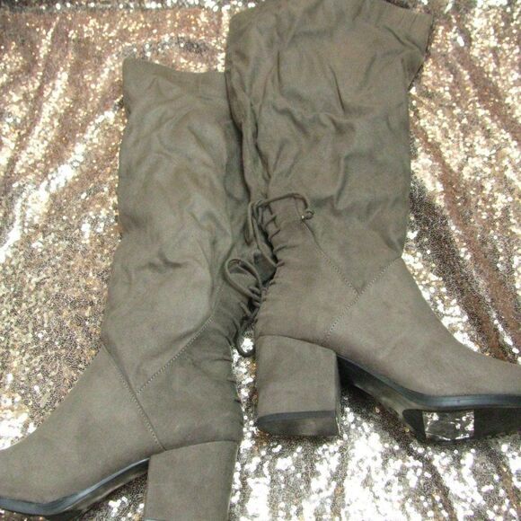 NIB Journee collections knee high vegan boots 9 - Picture 4 of 11